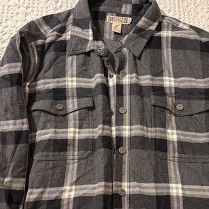 Duluth Trading Co Men's Plaid Button-Down Shirt